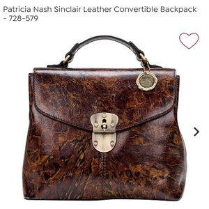 Patricia Nash convertible backpack purse